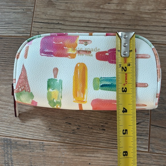 Kate Spade Ice Cream Popsicle Flavor of the Month Large Leather Tote & Pouch - Picture 3 of 13